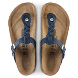 Gizeh Braided Oiled Leather - Navy Birkenstock