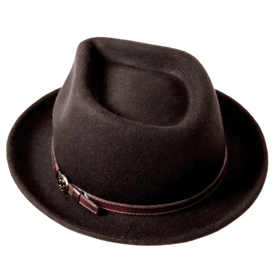Grant Fedora - Black American Hat Makers