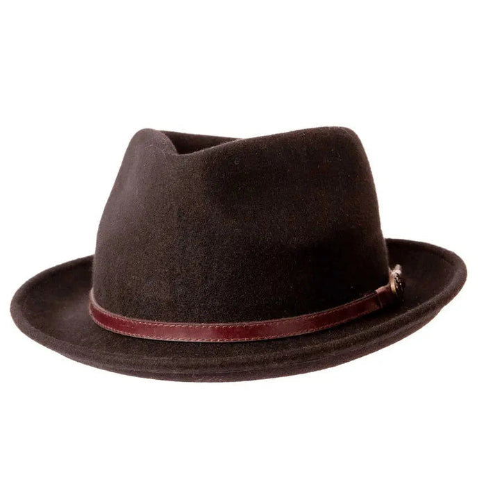 Grant Fedora - Black American Hat Makers