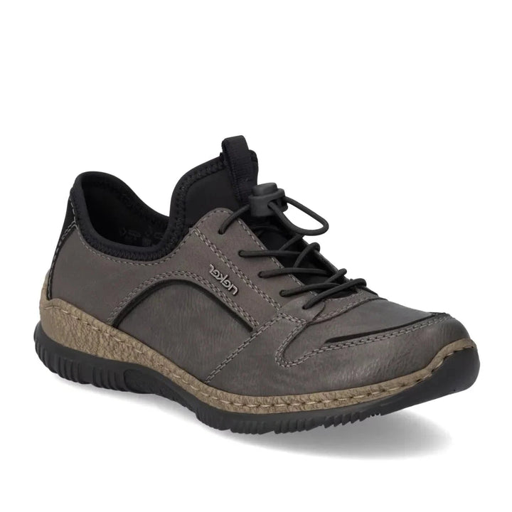 N3270-45 - Charcoal - Becker's Best Shoes- Rieker