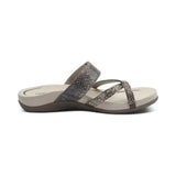 Izzy Adjustable Slide - Pewter Sparkle Aetrex