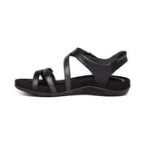 Jess Adjustable Sandal - Black Aetrex