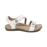 Jess Adjustable Sandal - White Aetrex