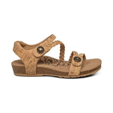 Jillian Braided Quarter Strap - Cork Aetrex