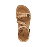 Jillian Braided Quarter Strap - Cork Aetrex