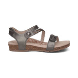 Jillian Braided Quarter Strap - Gunmetal Aetrex