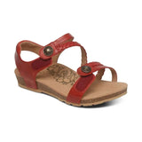 Jillian Quarter Braided Strap - Red Aetrex