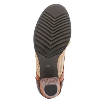 L'ARTISTE BARDOT SHOES - BROWN MULTI LEATHER Spring Step