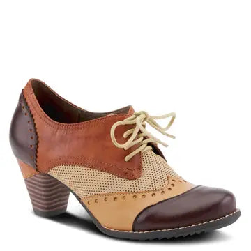 L'ARTISTE BARDOT SHOES - BROWN MULTI LEATHER Spring Step