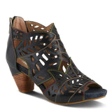 L'ARTISTE ICON SANDALS - BLACK LEATHER Spring Step