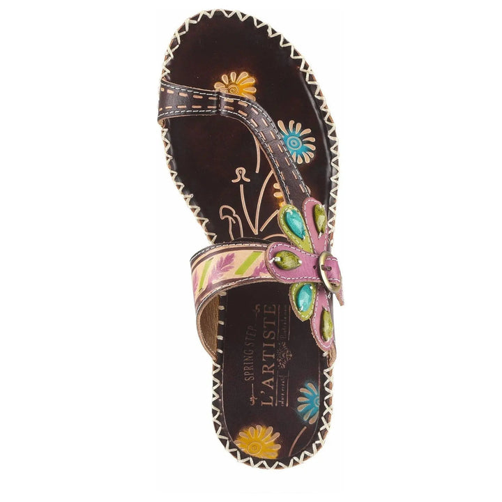 L'Artiste Santorini Sandals - Brown Spring Step