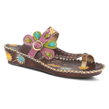 L'Artiste Santorini Sandals - Brown Spring Step