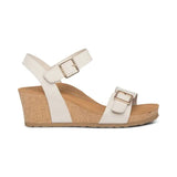 Lexa Quarter Strap Wedge - Ivory Aetrex