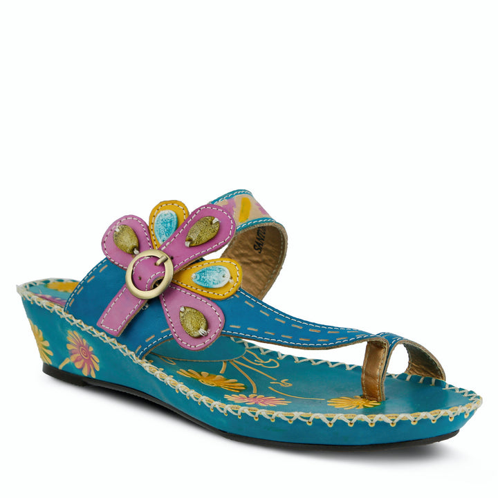 Santorini L'Artiste - Turquoise - Becker's Best Shoes- Spring Step