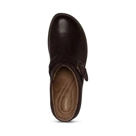 Libby Comfort Clog - Brown Aetrex