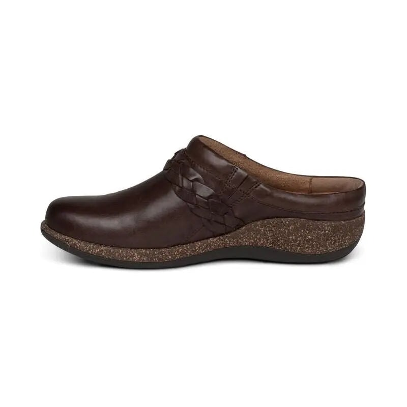 Libby Comfort Clog - Brown Aetrex