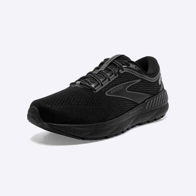 Men's Beast GTS 23 Running Shoe - Black|Gunmetal BROOKS SPORTS, INC