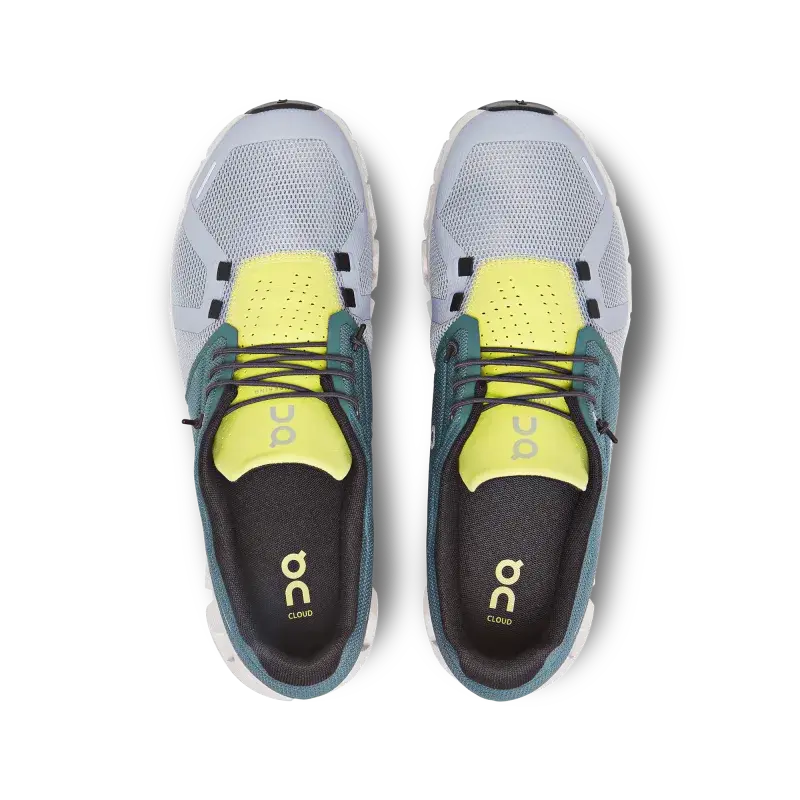 Mens Cloud 5 - Olive Alloy On Running