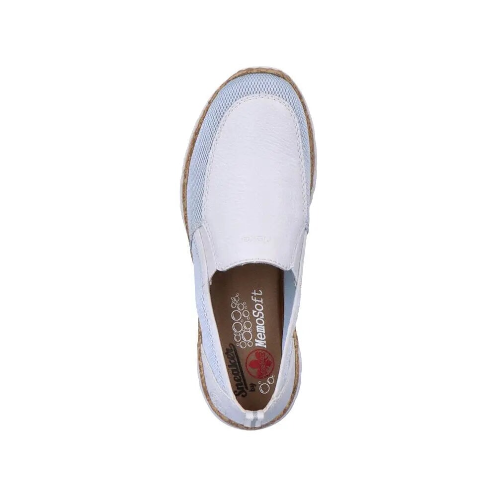 N4275-10 Nikita - White/Blue Rieker