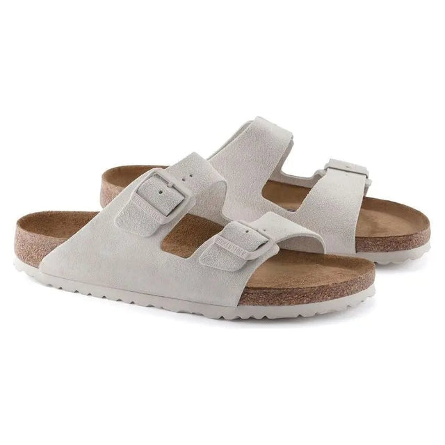 Narrow Arizona - Antique White Birkenstock