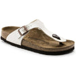 Narrow Gizeh - Graceful White Pearl Birkenstock