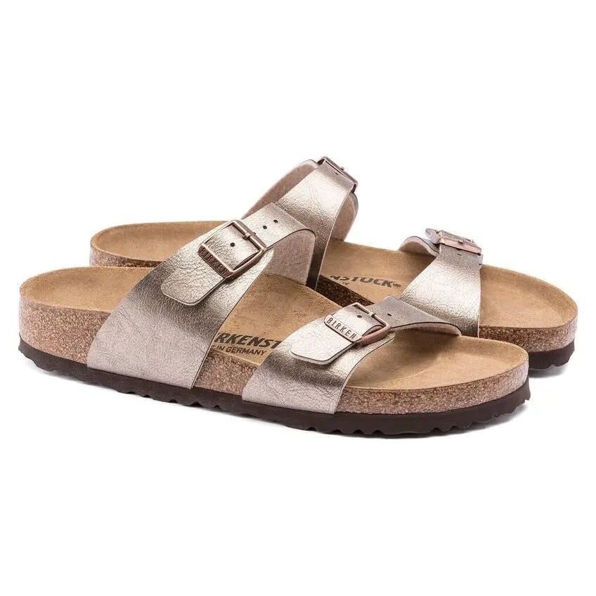 Narrow Sydney Birko Flor - Graceful Taupe Birkenstock