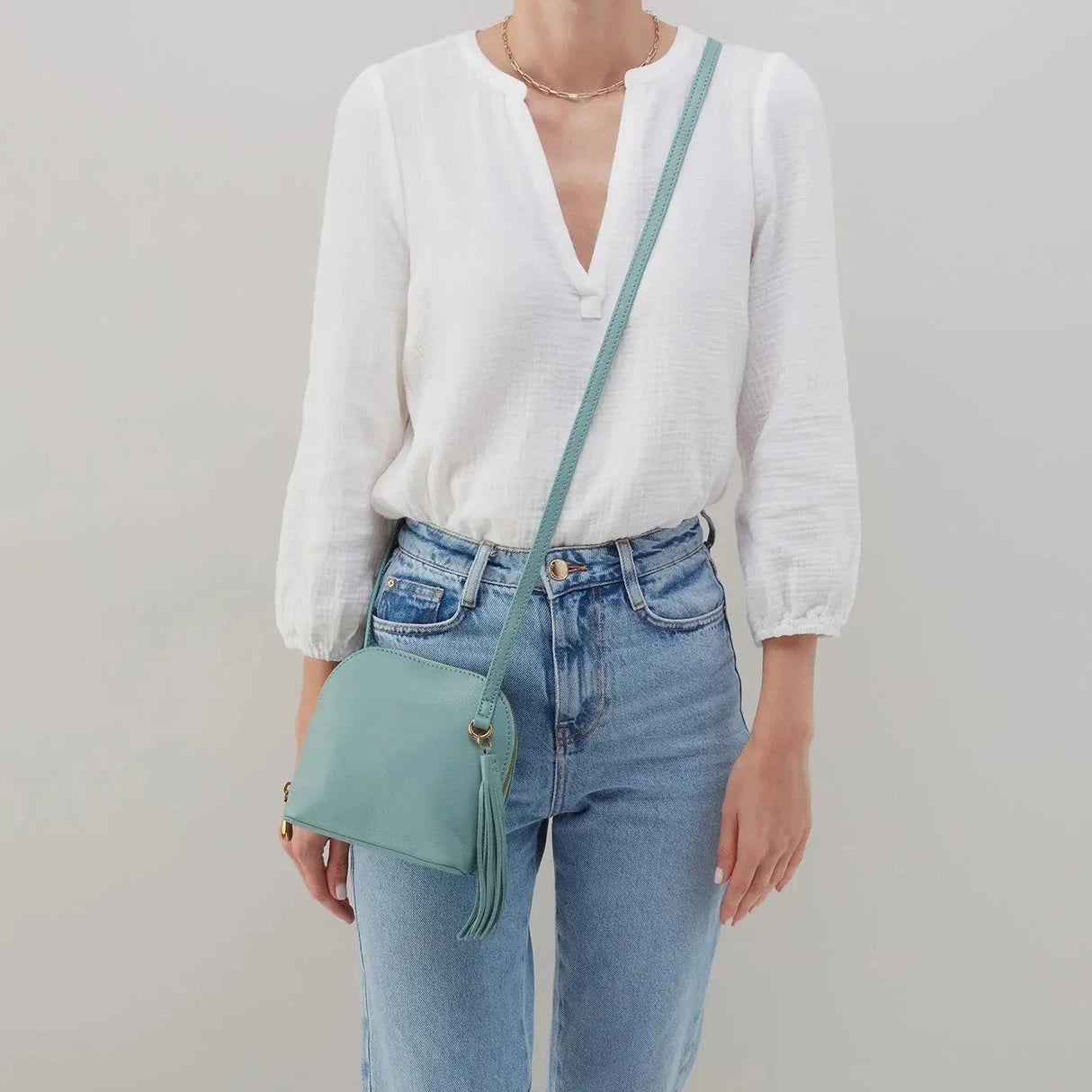 Nash Crossbody - Pale Green Hobo