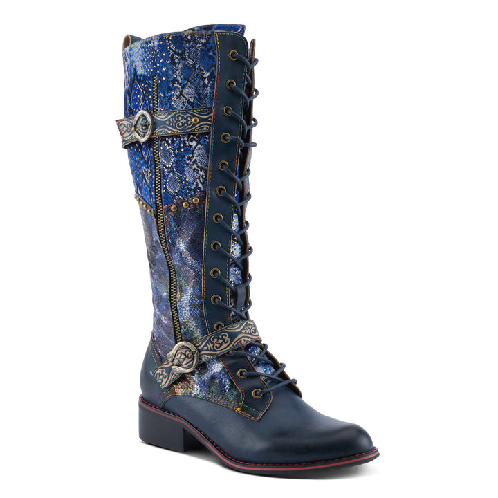 Vaneyck Tall Boots L'Artiste - Blue Multi - Becker's Best Shoes- Spring Step