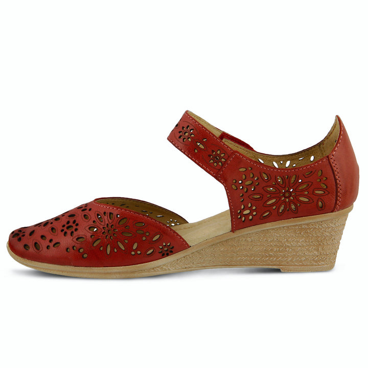 Nougat Mary Jane - Red - Becker's Best Shoes- Spring Step