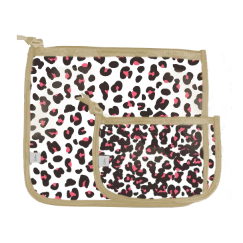 Insert Bag - Pink Leopard - Becker's Best Shoes- Bogg Bag