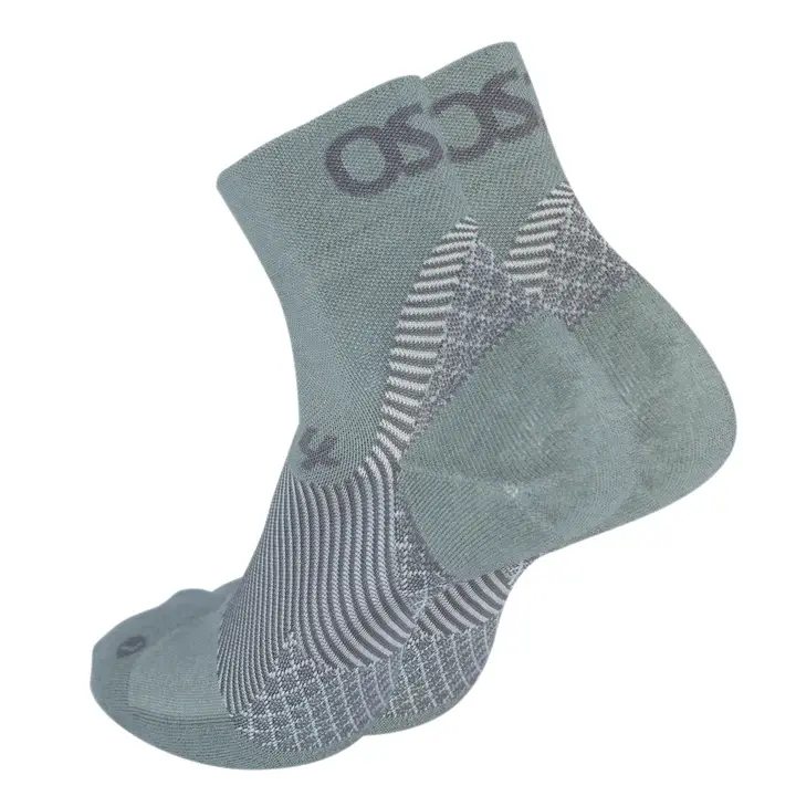 Plantar Fasciitis Socks 1/4 Crew - Grey ING Source