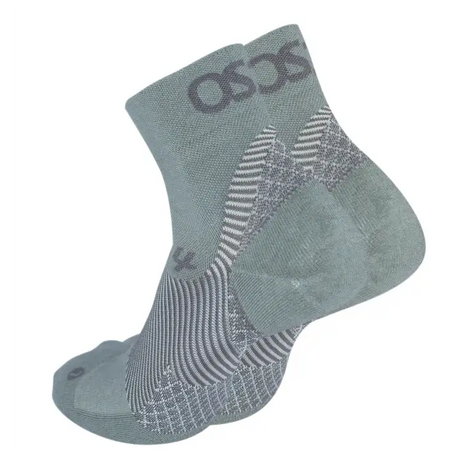 Plantar Fasciitis Socks 1/4 Crew - Grey ING Source