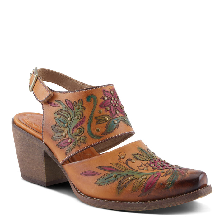 Devika Stud L'artiste - Tan Multi - Becker's Best Shoes- Spring Step