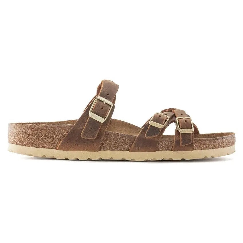 Regular Franca Braided - Cognac Birkenstock