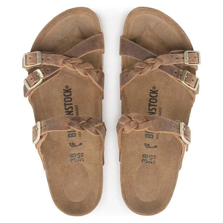 Regular Franca Braided - Cognac Birkenstock