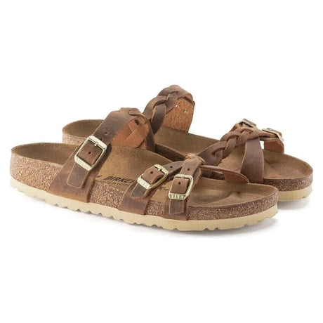 Regular Franca Braided - Cognac Birkenstock