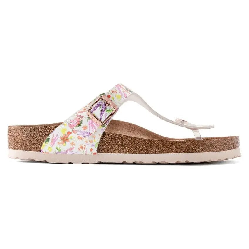 Regular Gizeh Birko-Flor - Summer Floral Rose Birkenstock