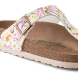 Regular Gizeh Birko-Flor - Summer Floral Rose Birkenstock