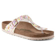 Regular Gizeh Birko-Flor - Summer Floral Rose Birkenstock