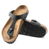 Regular Gizeh - Black Oiled Leather Birkenstock