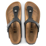 Regular Gizeh - Black Oiled Leather Birkenstock