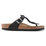 Regular Gizeh Braid Leather - Black Birkenstock