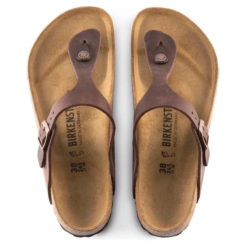 Regular Gizeh - Habana Oiled Leather Birkenstock