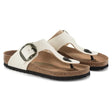 Regular Gizeh Vegan Big Buckle - Eggshell Birkenstock