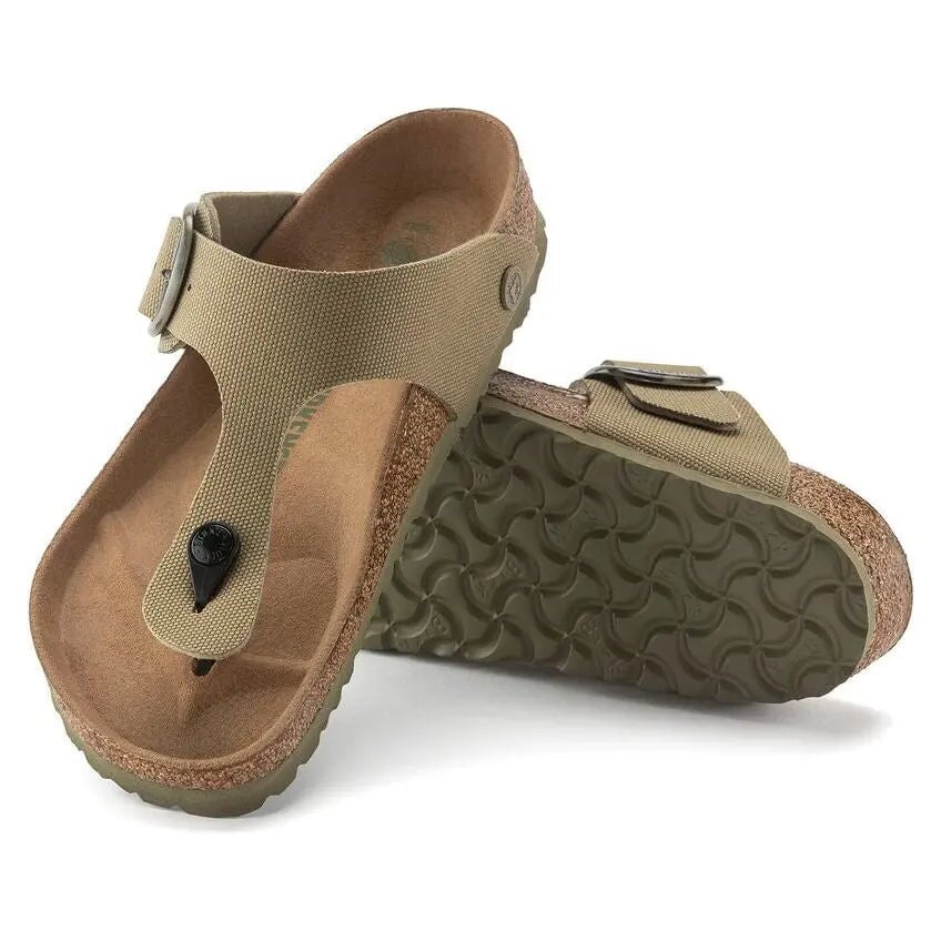 Regular Gizeh Vegan Big Buckle - Faded Khaki Birkenstock