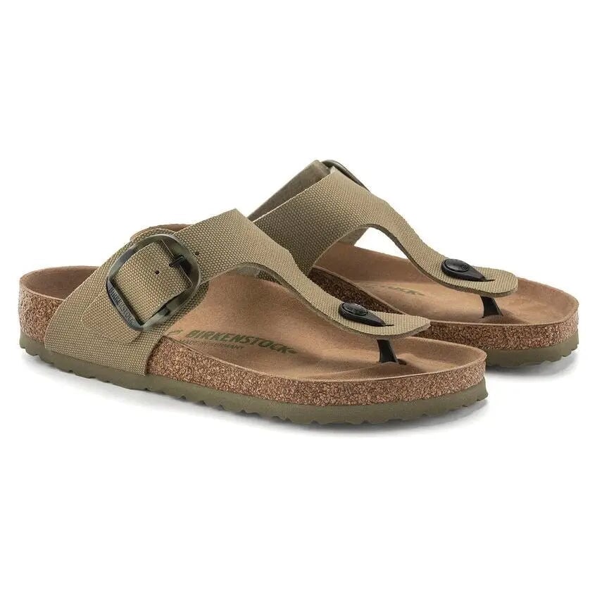 Regular Gizeh Vegan Big Buckle - Faded Khaki Birkenstock