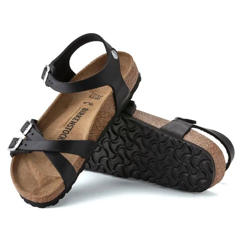 Regular Kumba - Black Oiled Leather Birkenstock