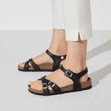 Regular Kumba - Black Oiled Leather Birkenstock