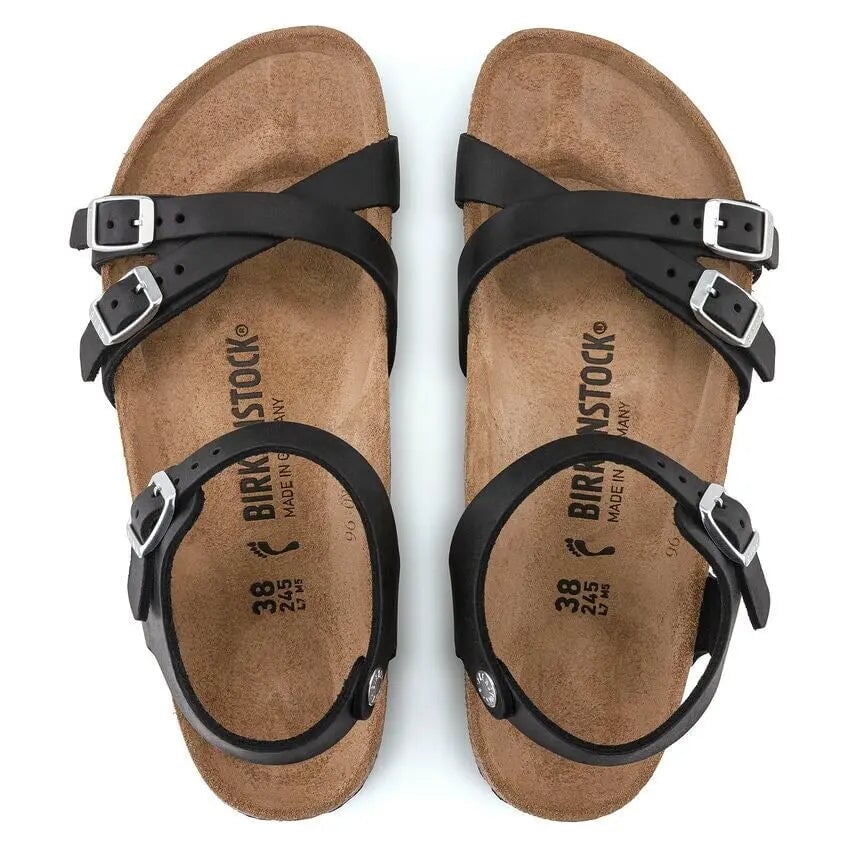 Regular Kumba - Black Oiled Leather Birkenstock