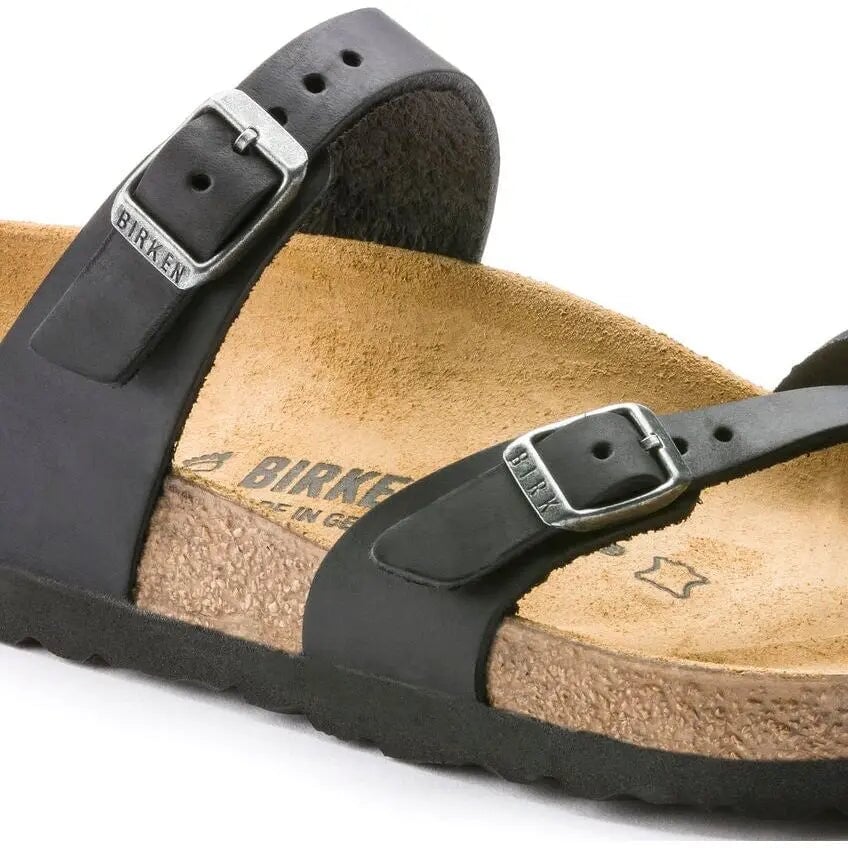 Regular Mayari - Black Oiled Leather Birkenstock